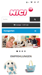 Mobile Screenshot of nici-shop.ch